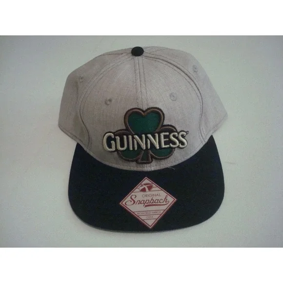 GUINNESS BEER ‎ SNAPBACK HAT CAP VINTAGE W4