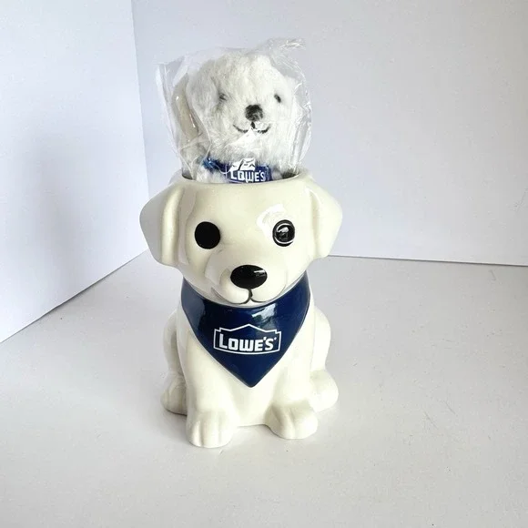 Lowes Puppy Planter and Plush Puppy Keyring My Lowe's Reward 2026 NEW
