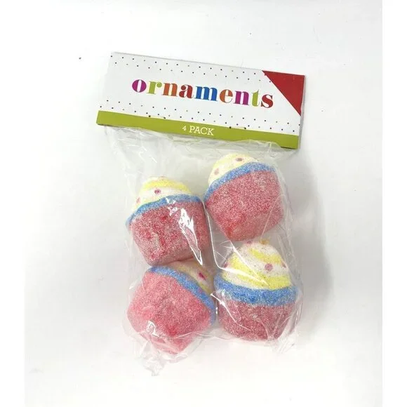 Target Frosted Glitter Cupcake Ornaments 4 Count Decor Christmas Tree