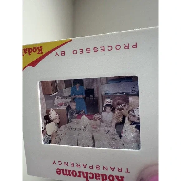 35mm Slides Family Birthday And Family Vintage Lot Of 5 From the 60s