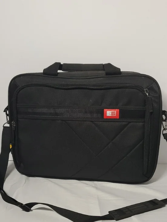 Men's Black Laptop Messenger Bag - CASE LOGIC Brand