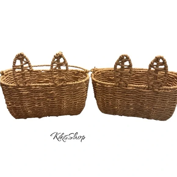 Target- Wicker Easter Bunny Baskets Set of 2 **** 2024 Release***