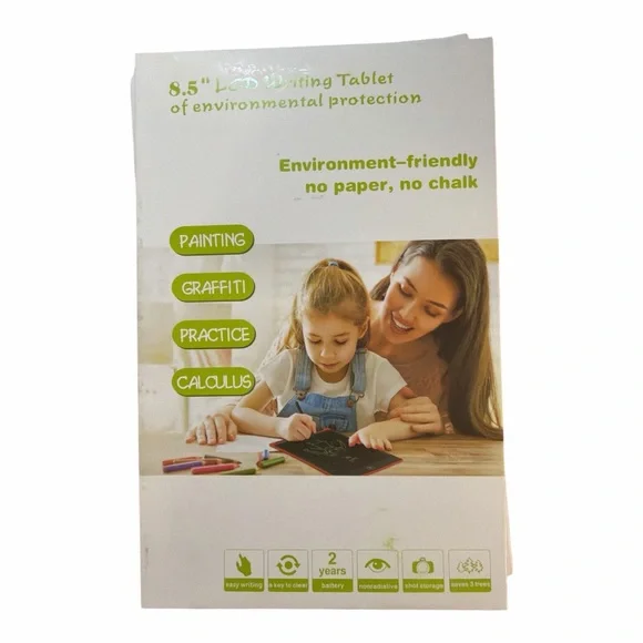 8.5” LCD Writing Tablet – Eco-Friendly Reusable Drawing Board