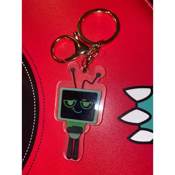 DW Vee Keychain Keyring Acrylic Metal Clasp Charm‎ Dandy's World