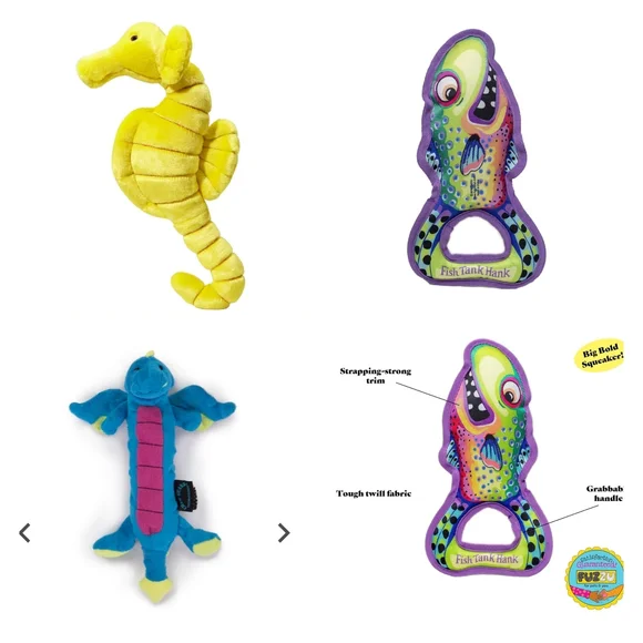Bundle of Three Dog Toys