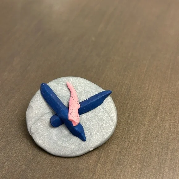 Clay homemade pin​​​