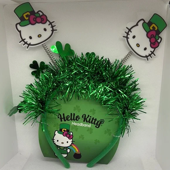 Claire's Hello Kitty Shamrock St Patrick’s Headband
