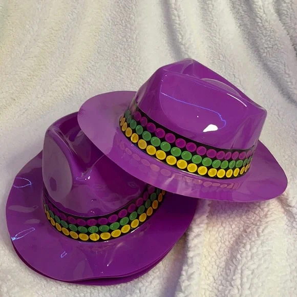 MARDI GRAS PARTY HATS | Purple