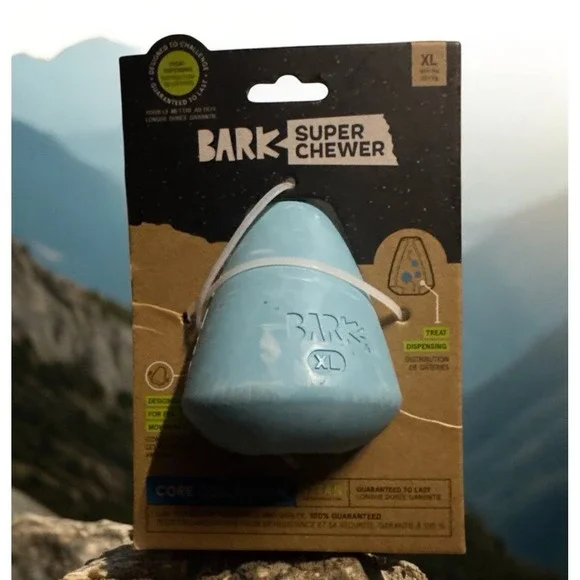 New Bark Super Chewer Core Collection Dog Toy Treat Dispensing XL 80+‎ Lbs