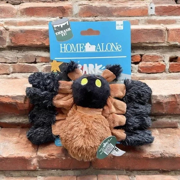 Home Alone Movie Plush Tarantula Spider Christmas Holiday Bark Box Dog Toy
