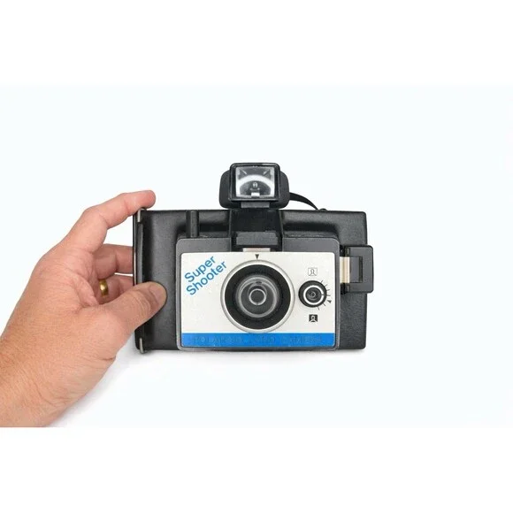 Polaroid Super Shooter Land Camera Unisex Black Excellent Vintage Instant Film