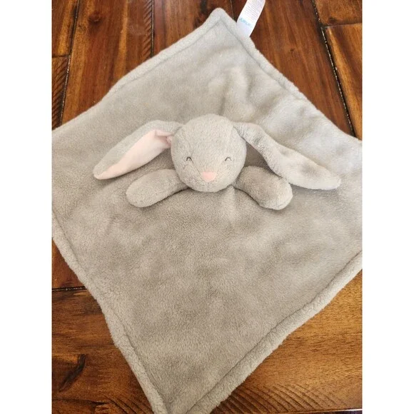 Carter's Gray Bunny Lovey Blanket Plush Stuffed Animal Snuggler 2020