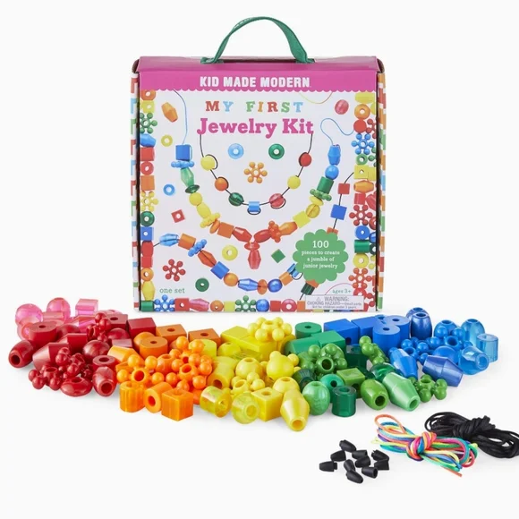 Jewelry Making Kit for Kids - Kid Made Modern My First Jewelry Kit