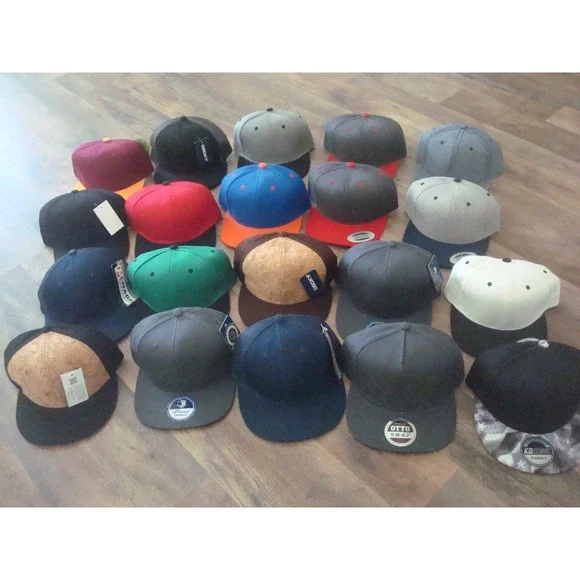 20‎ HAT LOT BUNDLE BLANK LIDS RARE SNAPBACK HAT CAP 00S Y2K VINTAGE DEADSTOCK