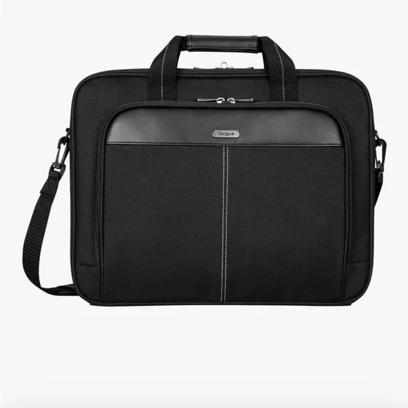 NWOT- Targus Black Laptop Bag with Adjustable Strap