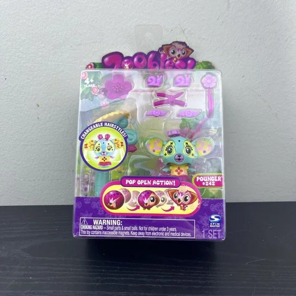 Zoobles Pouncer #242 Petagonia Dog Figure Spin Master