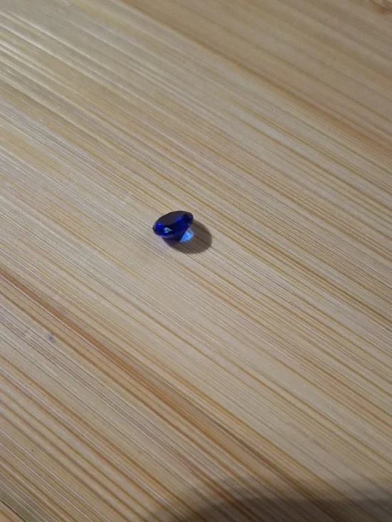 September Birthstone Diamond Shaped Charm for Floating Lockets