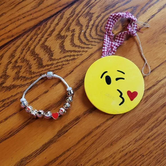 Emoji Bundle - bracelet and ornament
