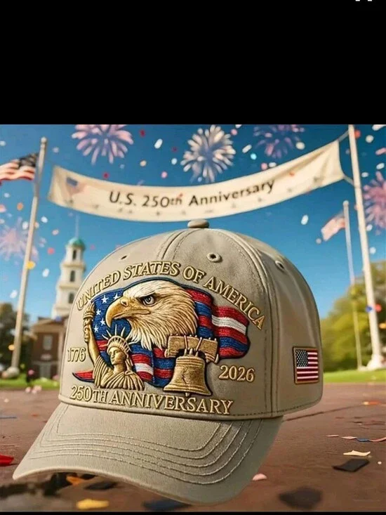 SALE ** BRAND NEW ** Patriotic 250th Anniversary Cap