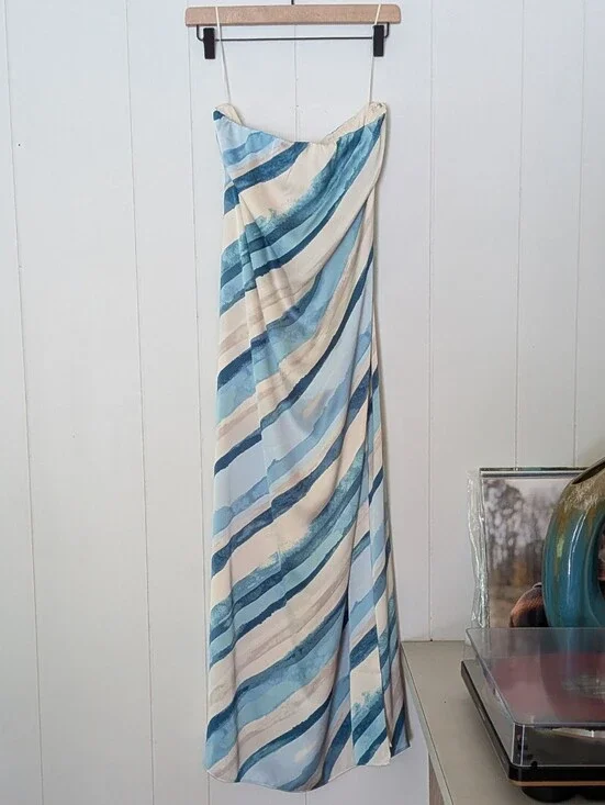Abercrombie Strapless Slip Dress - S