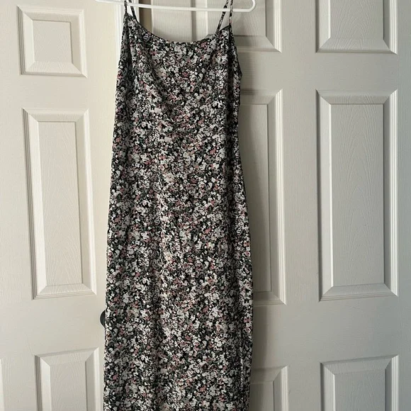 Abercrombie & Fitch Black Floral Maxi Dress