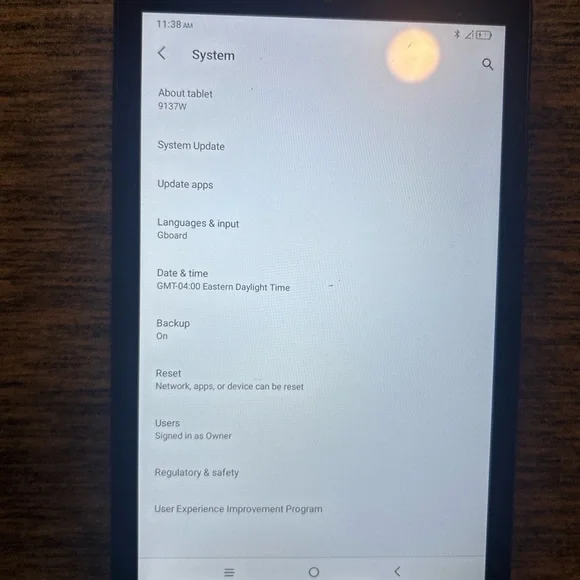 Black Tablet by Unknown Brand