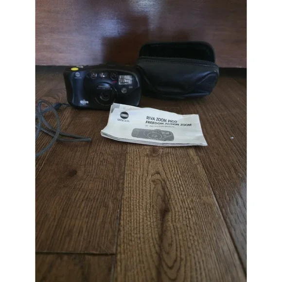 Brand New Minolta Riva Zoom Pico Freedom Action Zoom Film Camera QD