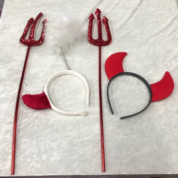 Devil Angel Costume Headband Accessories Halloween dress-up