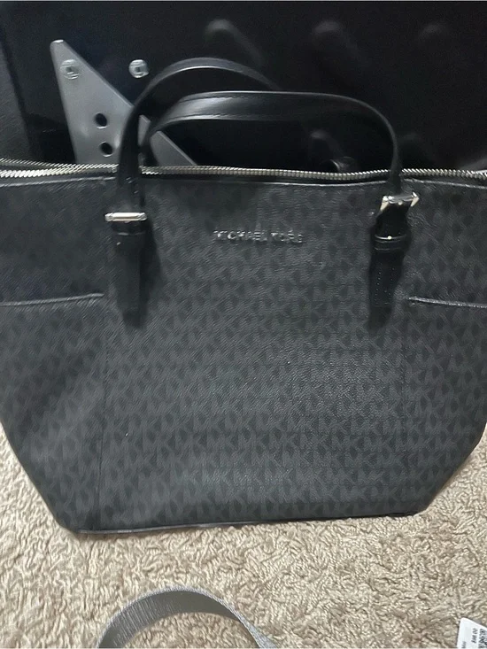 Michael Kors Black Monogram Tote