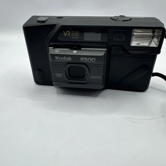 KODAK K500 38 MM f56 Kodar Lens Film Camera VR35 w/ Built In Flash With‎ Case