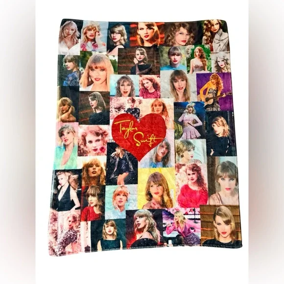 Taylor Swift Collage‎ Blanket