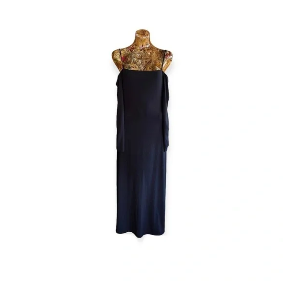 Abercrombie & Fitch dress black new maxi Large