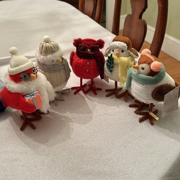 Target Wondershop 2023 Featherly bird collection Christmas Holiday total of 7