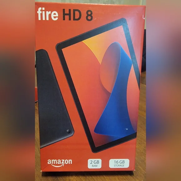 Amazon Fire HD 8 Tablet - Red and Black