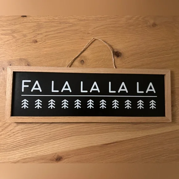 Target Wondershop FALALALALA sign