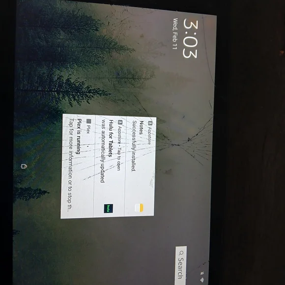 Amazon Tablet with Black Frame