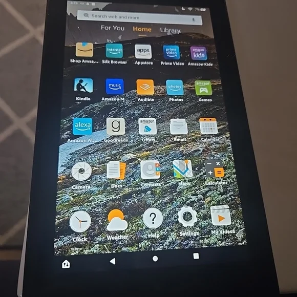 Amazon Tablet - Black and Gray