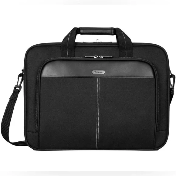 Slim Laptop Bag - Ergonomic Briefcase and Messenger Bag Foam Padded for Laptop