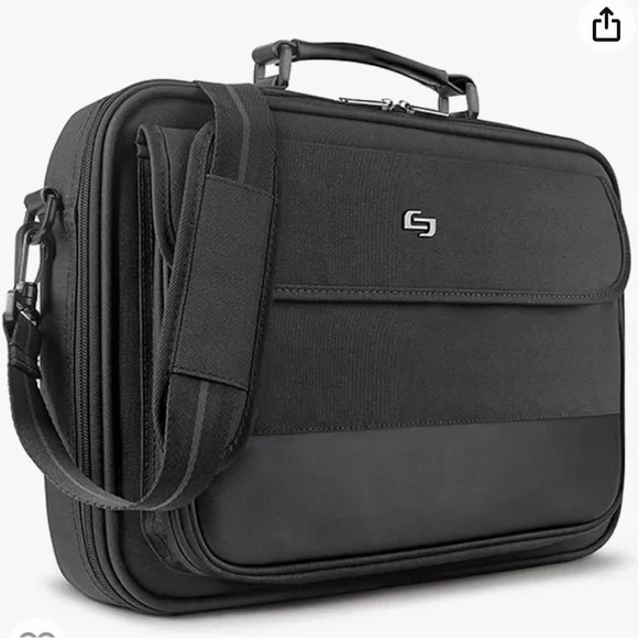 Solo New York Rockefeller 15.6 inch Laptop Slim Brief Black