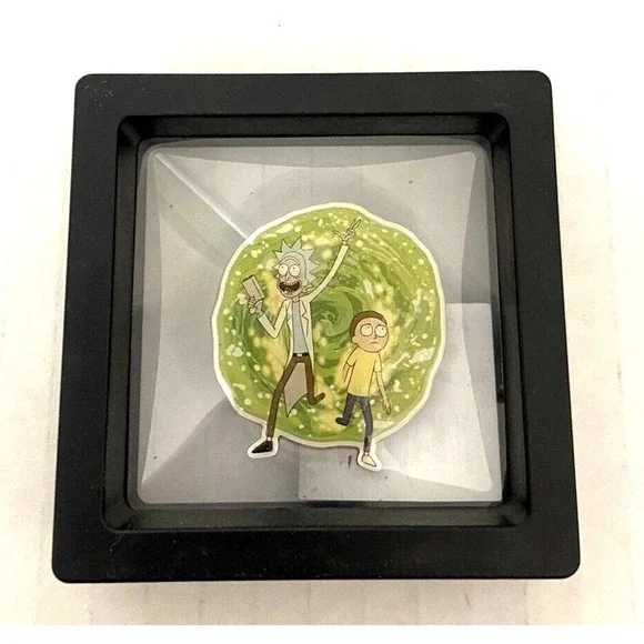 Headgear Pin Rick & Morty Portal 1 Cartoon Animation Collector's Box Retro