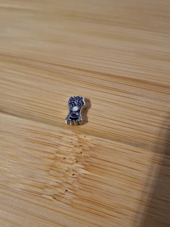 Evil Purple Minion Charm For Floating Lockets