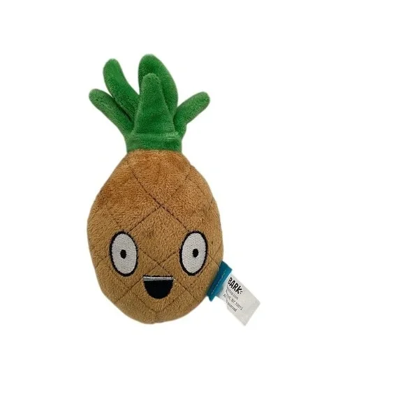 BarkBox Penny The Pineapple Interactive Squeaky Plush Dog Toy