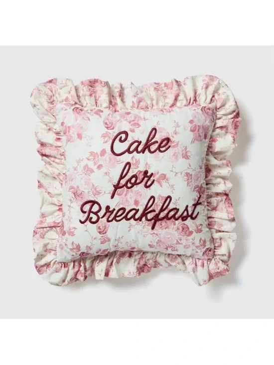 TARGET Floral Ruffle Pillow - 