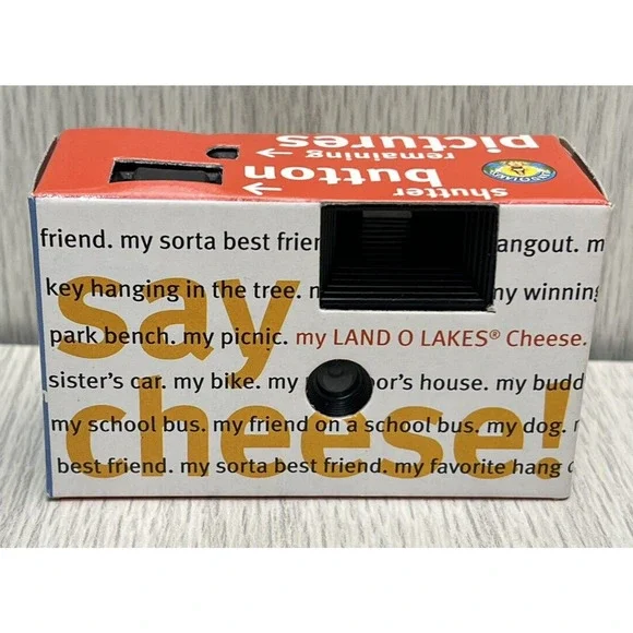 Vintage‎ Land O Lakes Say Cheese 35mm Film Camera Expired 3/99 UNOPENED NOS