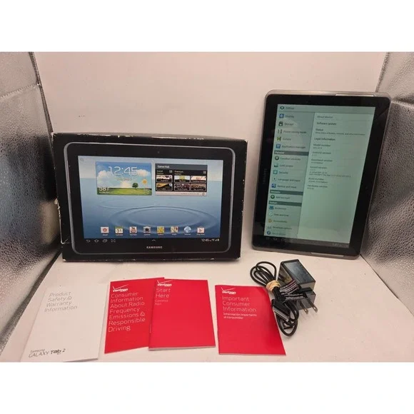 Samsung Galaxy Tab 2 SCH-1915 8GB, Wi-Fi, 10.1in - Titanium Silver FOR REPAIR