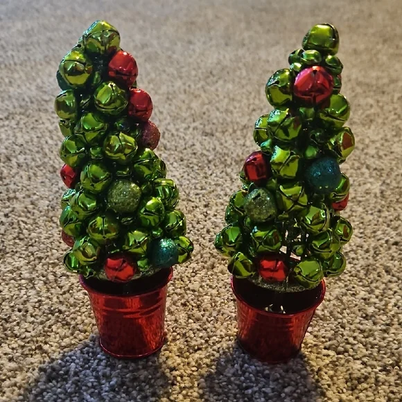 Target Green and Red Bell Tree Decor