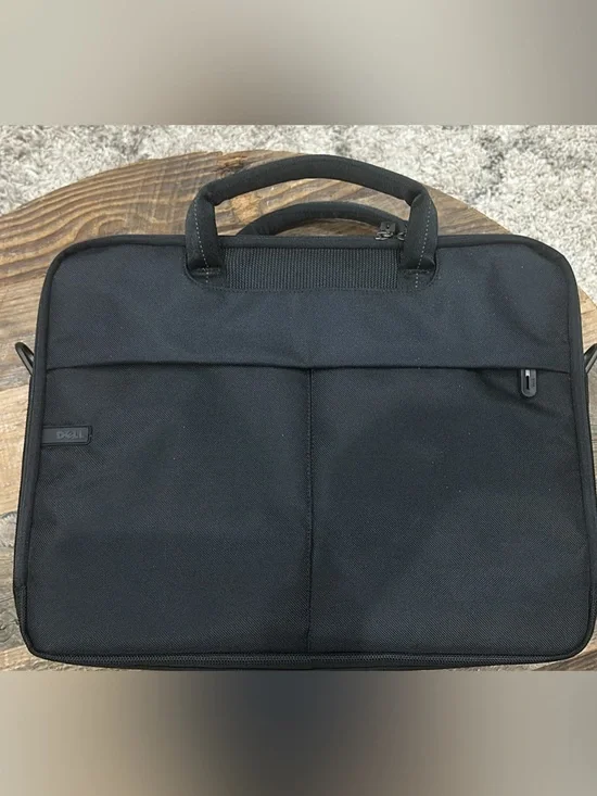 Dell Black Laptop Messenger Briefcase Notebook 15.6