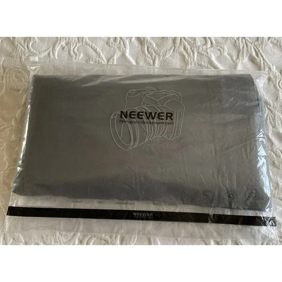 Neewer 6 x 9ft Photo Studio 100% Pure Polyester Collapsible Backdrop Grey