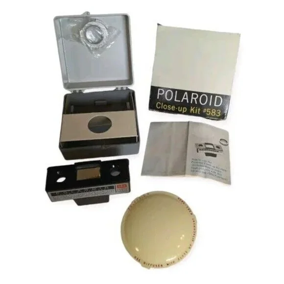 Polaroid Close Up Kit #583 Attachment For Color Pack Cameras Accessory Lens Vtg