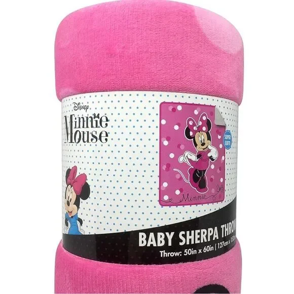 Disney Minnie Mouse Sweet Dots Throw Blanket